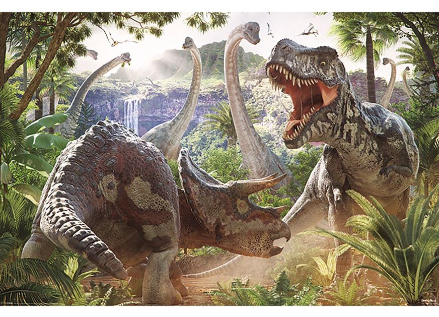 Poster Dinosaur Battle, David Penfound, Maxi
