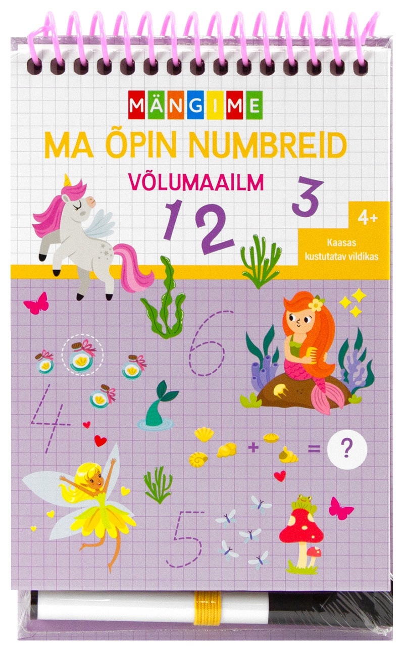 Ma õpin numbreid. Võlumaailm 4+