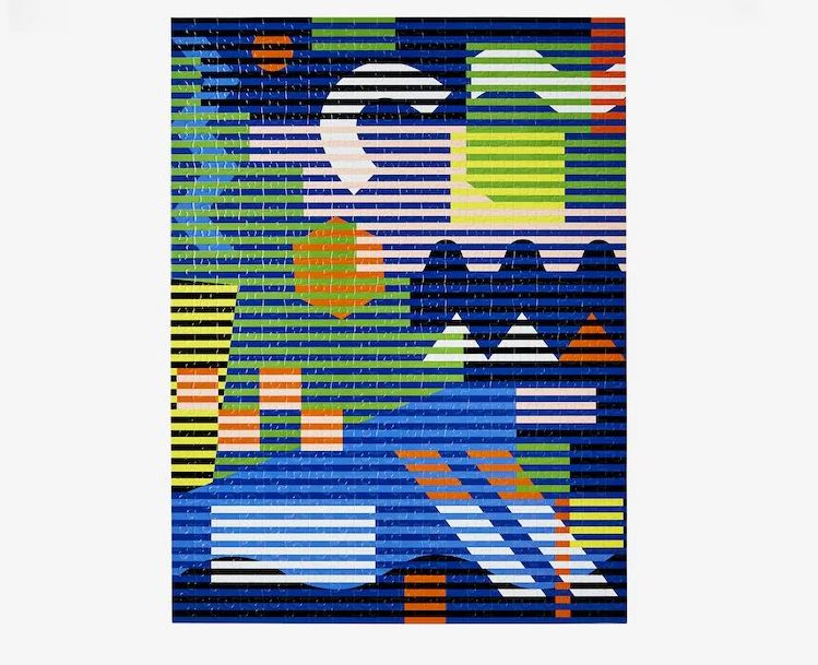 Pusle Pattern, Lenticular, 500tk