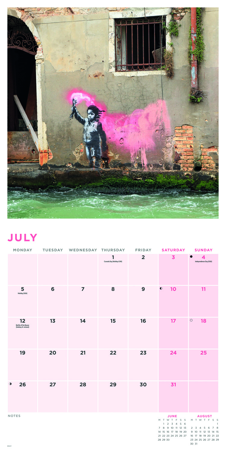 2027 seinakalender Banksy, If Graffiti Changed Anything
