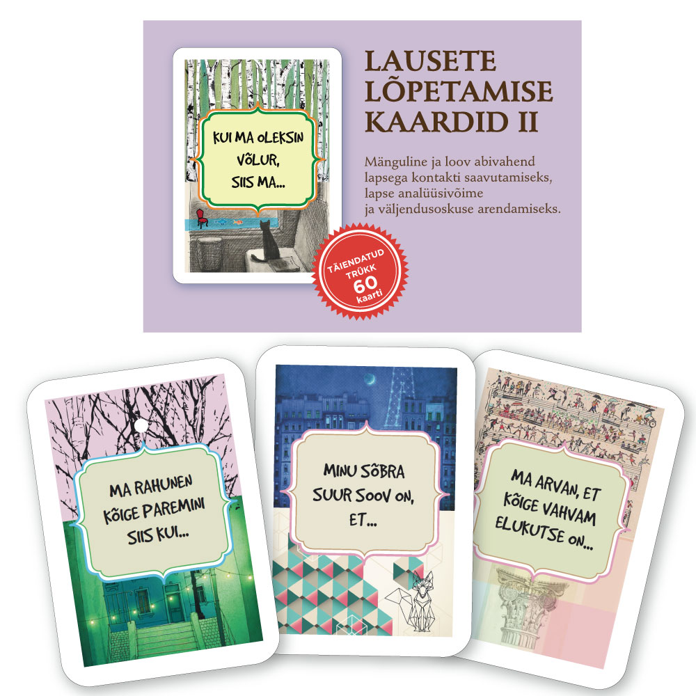 LAUSETE LÕPETAMISE KAARDID II - Angela Jakobson