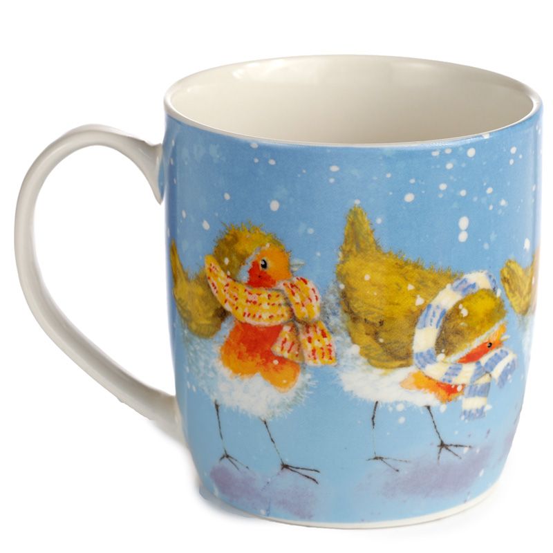 Kruuside komplekt Jan Pashley, Christmas Robin and Skating Penguins, 300ml, 2tk