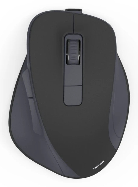 Hiir Hama WM-500 6-nupuga juhtmevaba, 800-1600dpi, must, Wireless 2.4GHz, Li-ion aku, USB-C