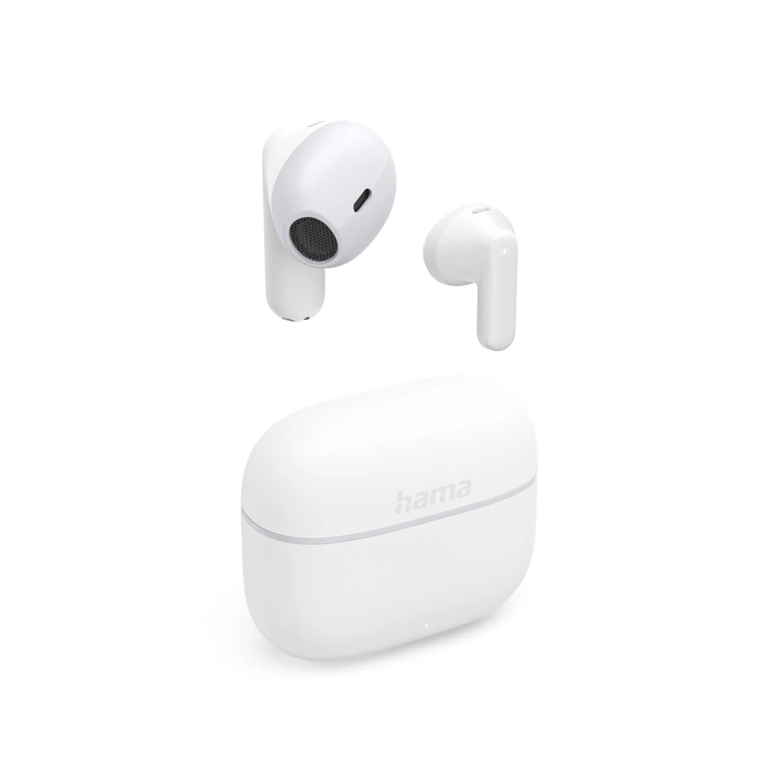 Juhtmevabad kõrvaklapid Hama “Freedom Light II” Bluetooth, laadimiskarp ja TWS kõrvaklapid, valge