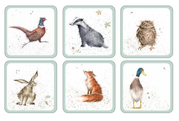 Wrendale klaasialused Country Animals, 6tk