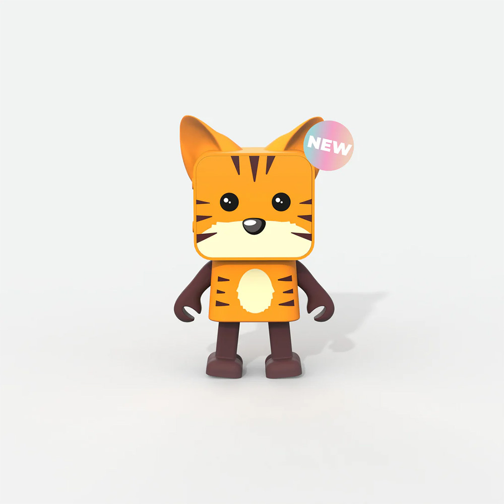 MOB kõlar Bluetooth 3W Dancing Animals - Tigre