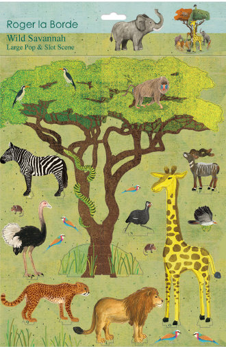 Kaunistus Pop & Slot: Wild Savannah