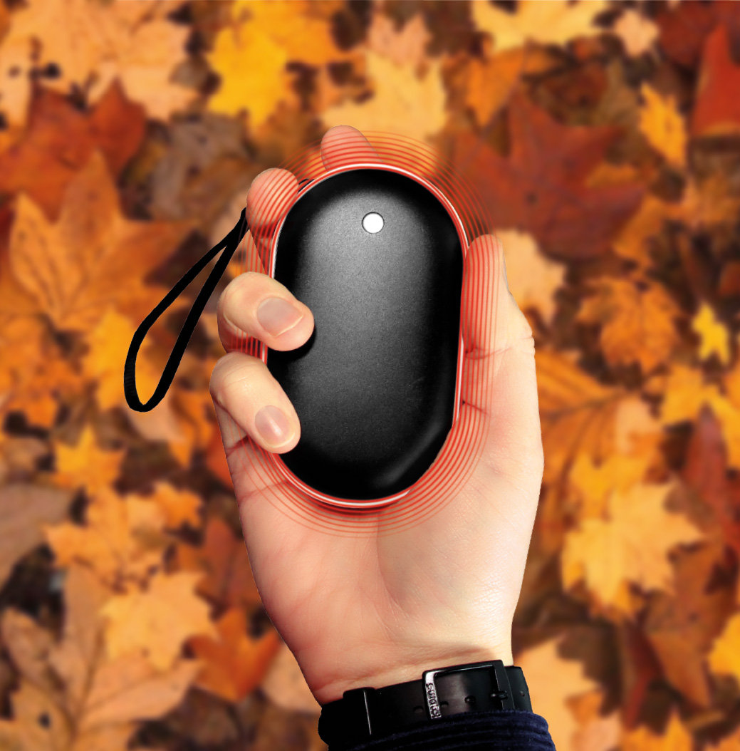 Akupank Hand Warmer Power bank, Black