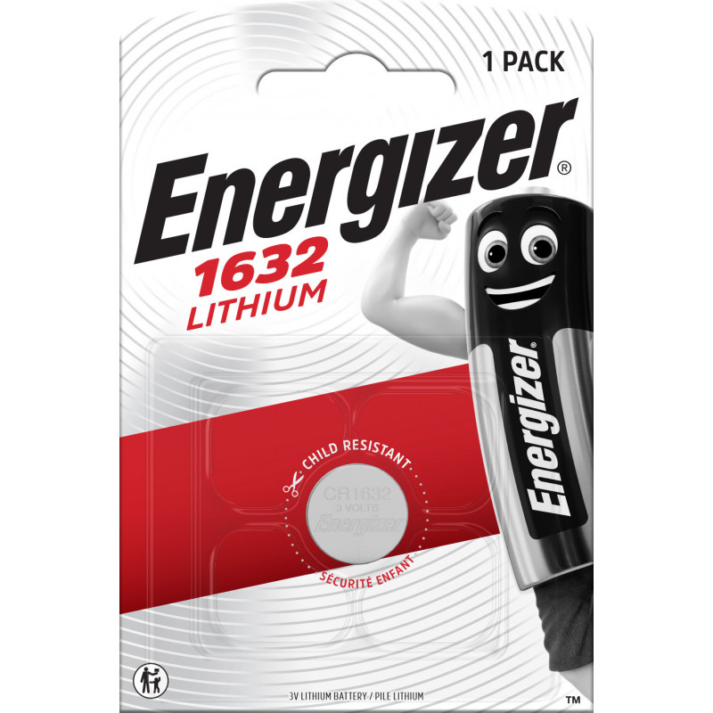Patarei Energizer CR1632 (1 patarei) 3V Lithium