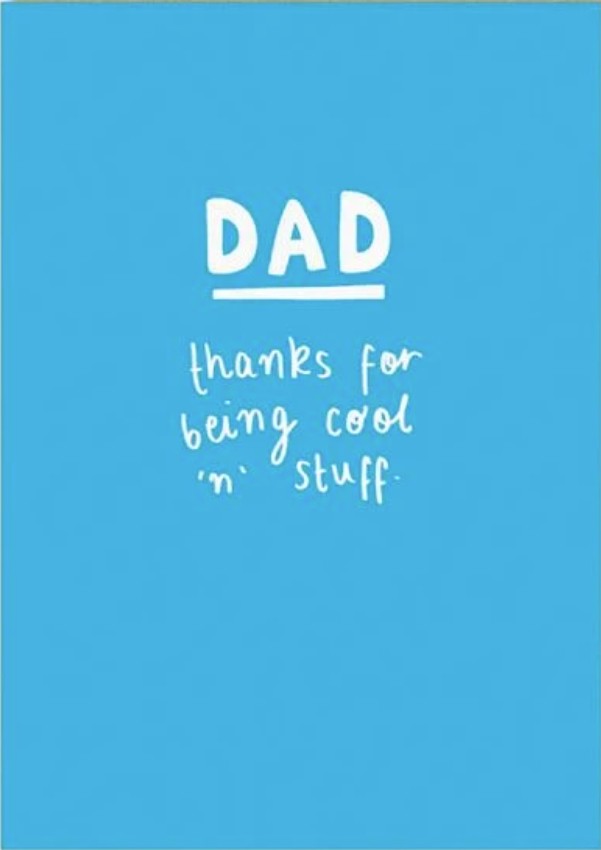 Isadepäevakaart Cool 'n' Stuff Dad