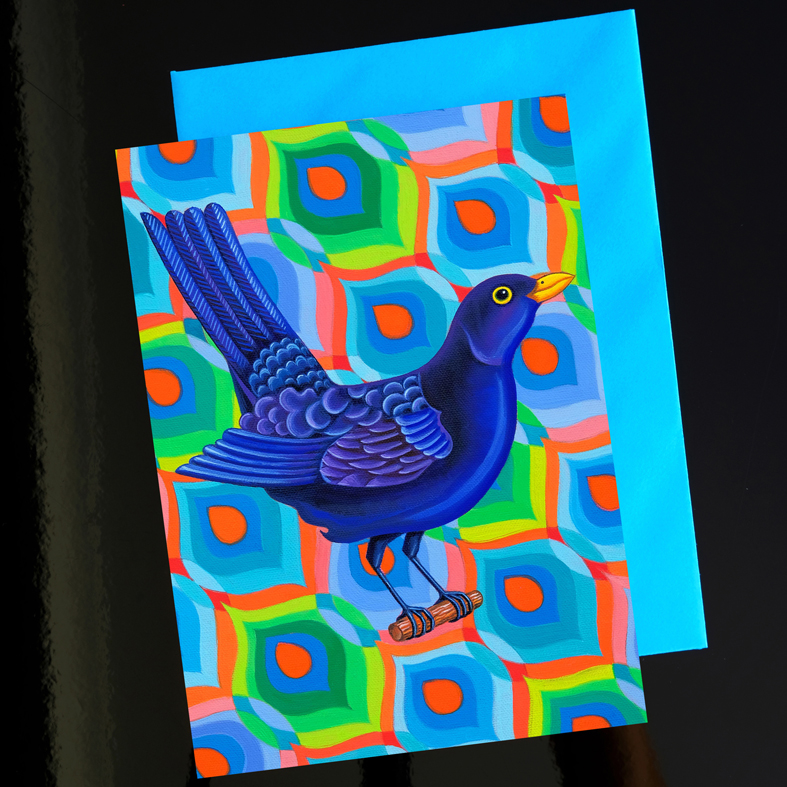 Õnnitluskaart Blackbird