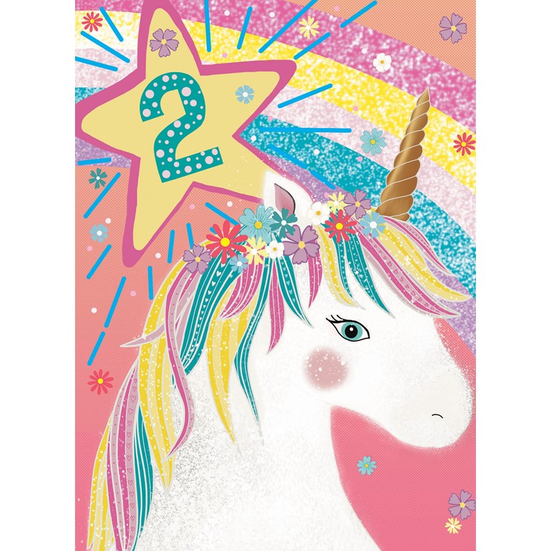 Õnnitluskaart 2, Party Time Unicorn