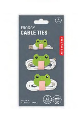 Juhtmehoidjate komplekt Froggy, 3tk
