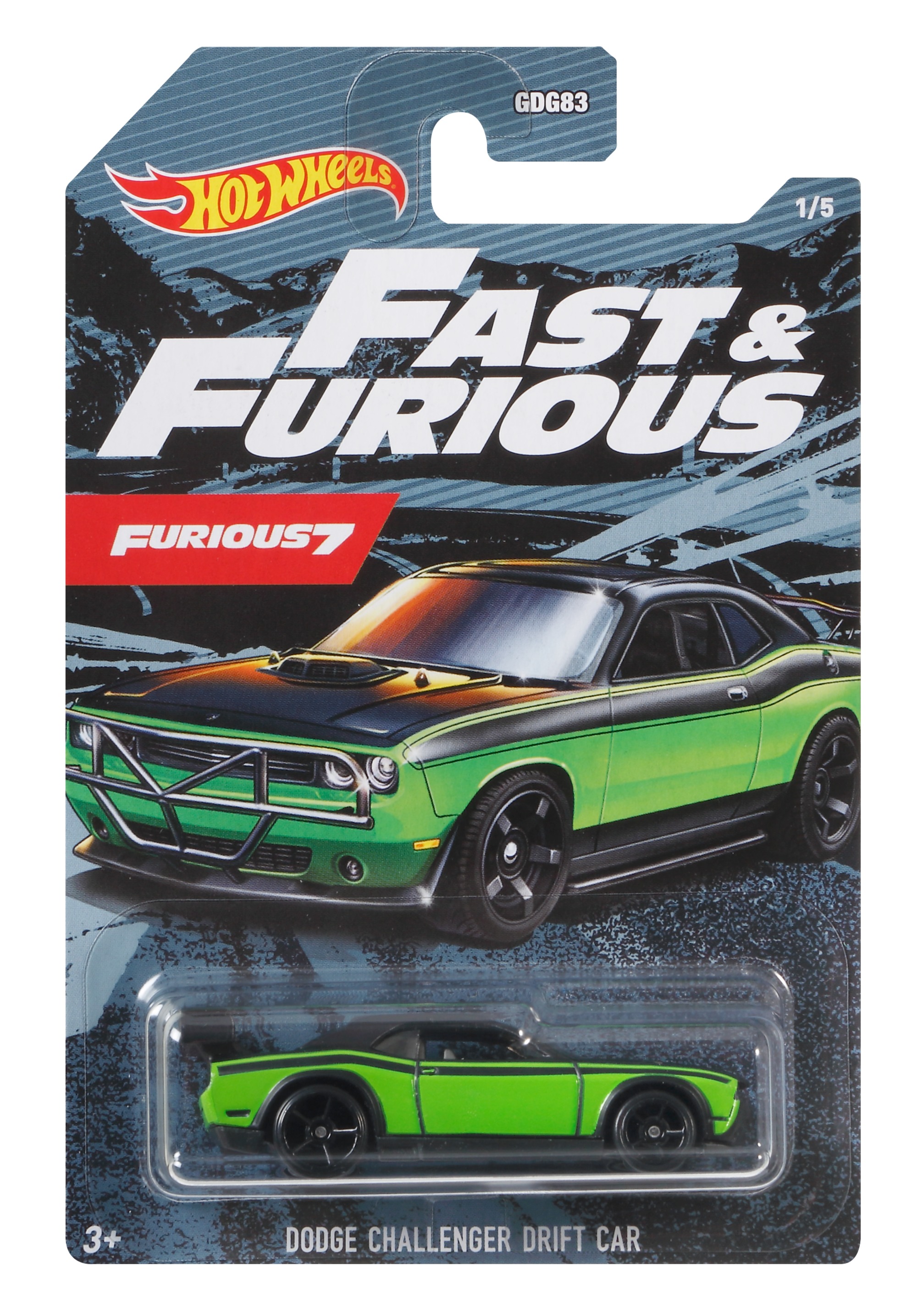 MÄNGUASI HOT WHEELS FAST & FURIOUS, 1TK, ASSORTII