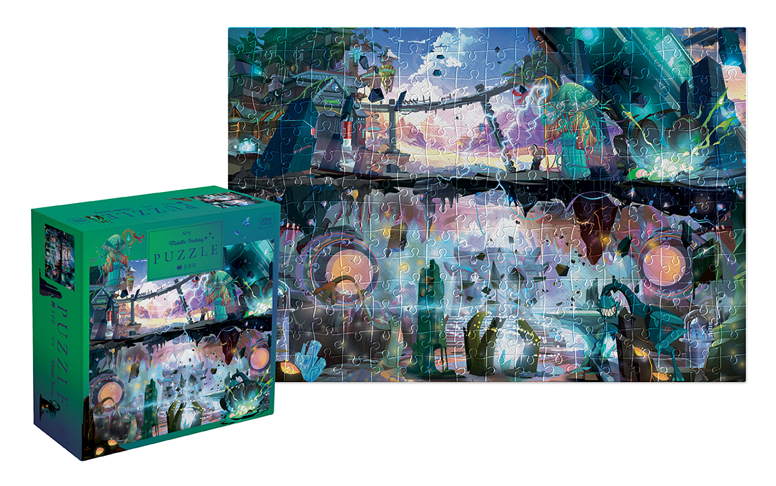 Pusle 500 tk Metallic Fantasy Mysterious City