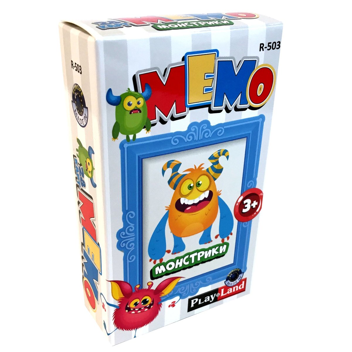 НАСТОЛьНАЯ ИГРА МЕМО МОНСТРИКИ