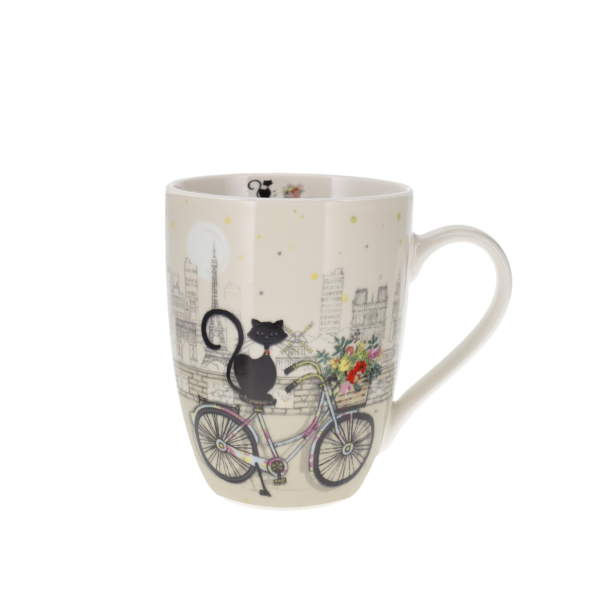 Kruus Bug Art Cat Paris Velo, 340ml