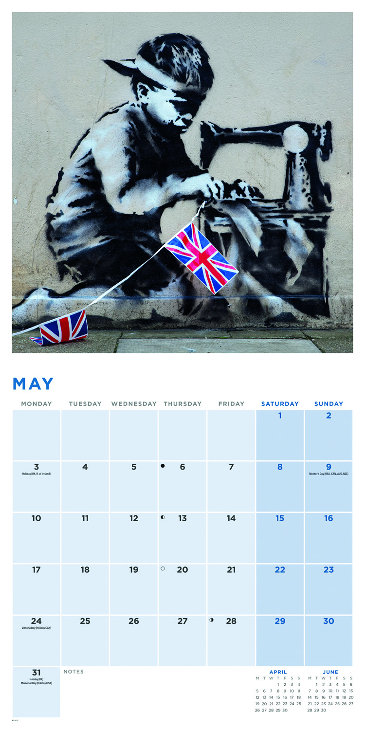 2027 seinakalender Banksy, If Graffiti Changed Anything