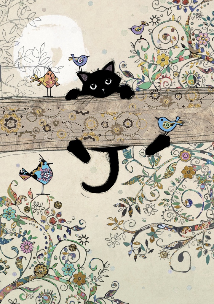 Märkmik Bug Art Kitten On Branch, A5, jooneline