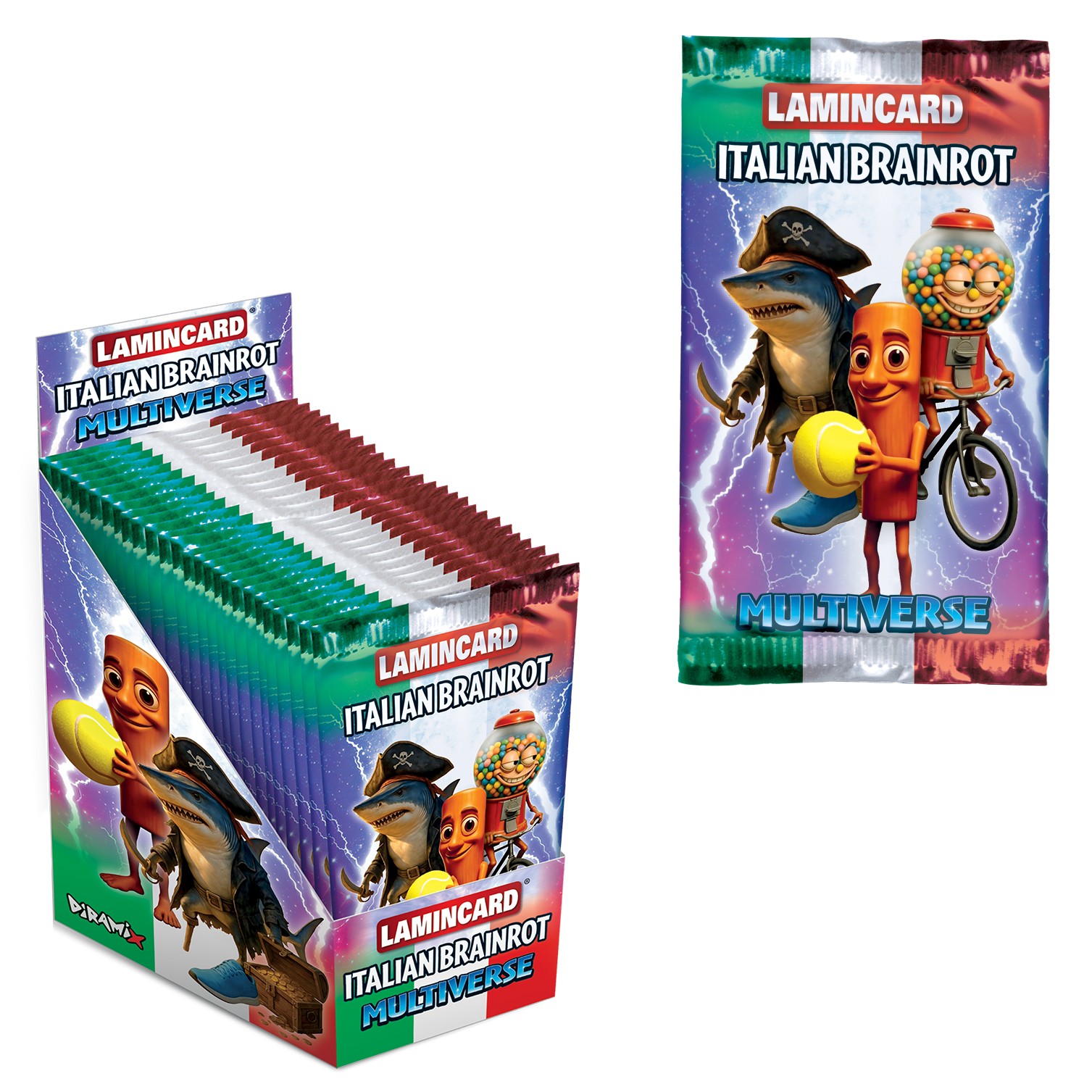 Kogumiskaardid ItalianBrainrot Multiverse assortii