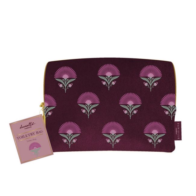 Danielle kosmeetikakott Burgundy Floral, Small