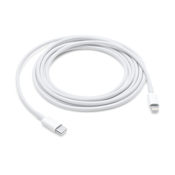 USB-kaabel USB-C Lightning 2m Apple valge (Lightning to USB-C/Thunderbolt3 MQGH2ZM), sobib Apple USB-C laadijale 18W,29W, 30W, 61W, 87W, 96W