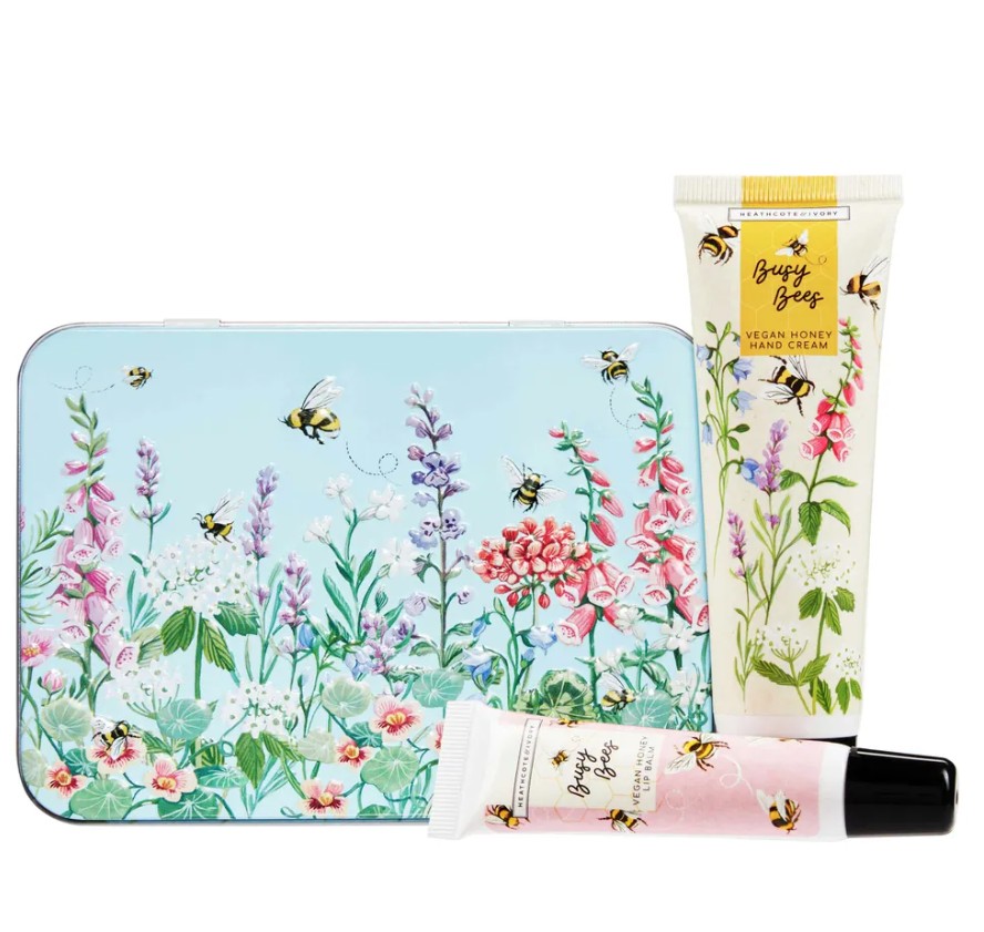 Busy Bees kätekreem, 50ml ja huulepalsam, 10ml