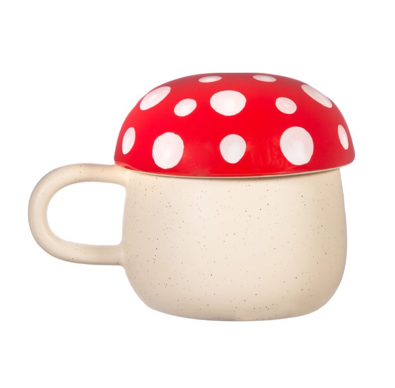 Kruus kaanega Red Mushroom, 320ml