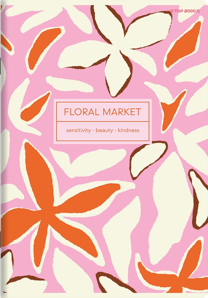 Kaustik A5 60l, joon, Floradelic, assortii, TOP-2000