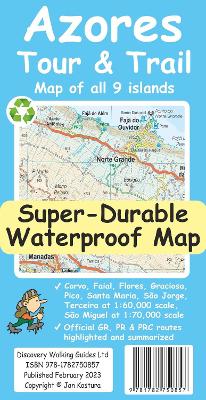Azores Tour & Trail Super-Durable Map (2nd edition)