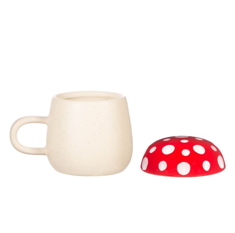 Kruus kaanega Red Mushroom, 320ml