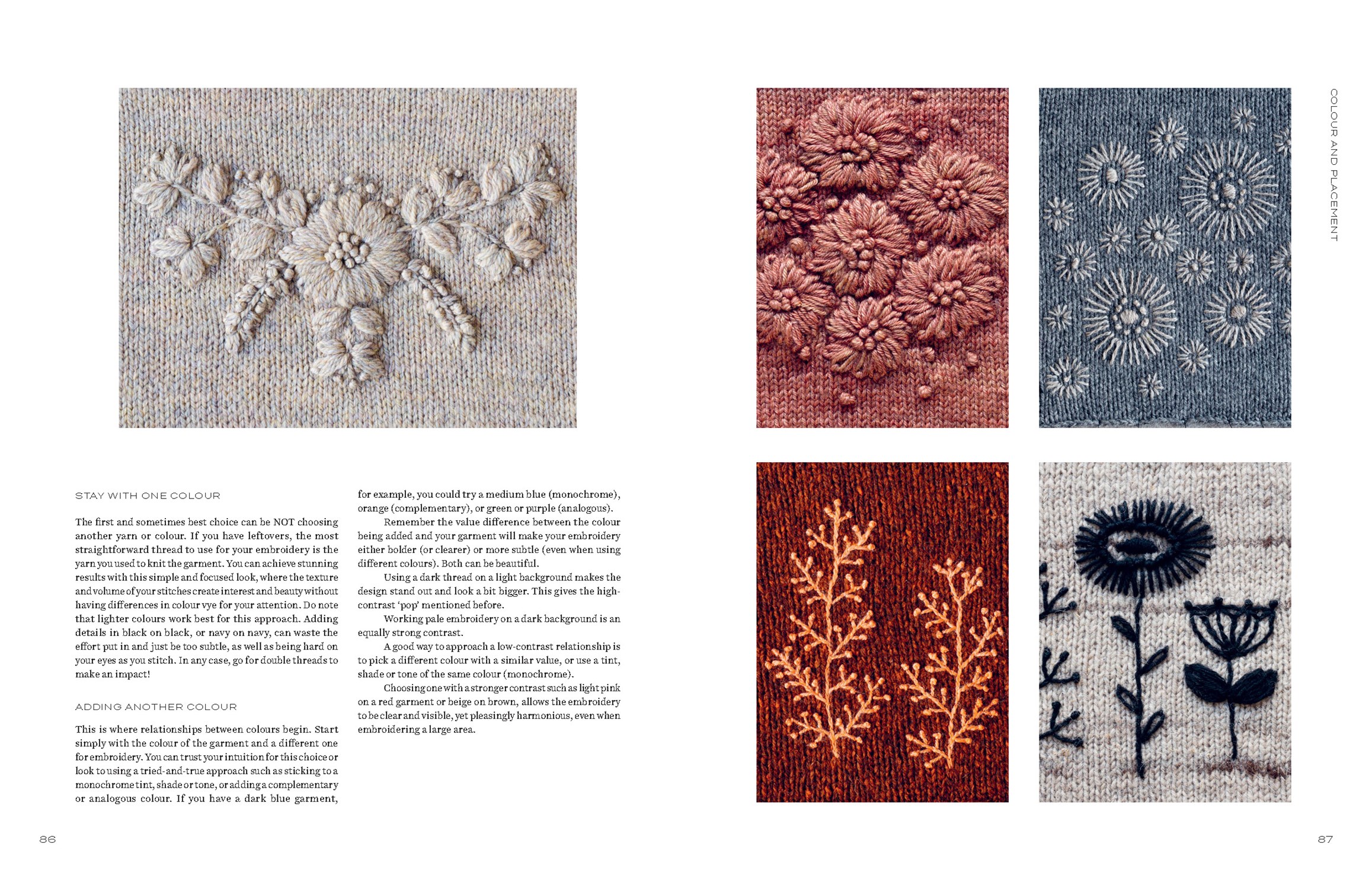 Embroidery on Knits - Judit Gummlich
