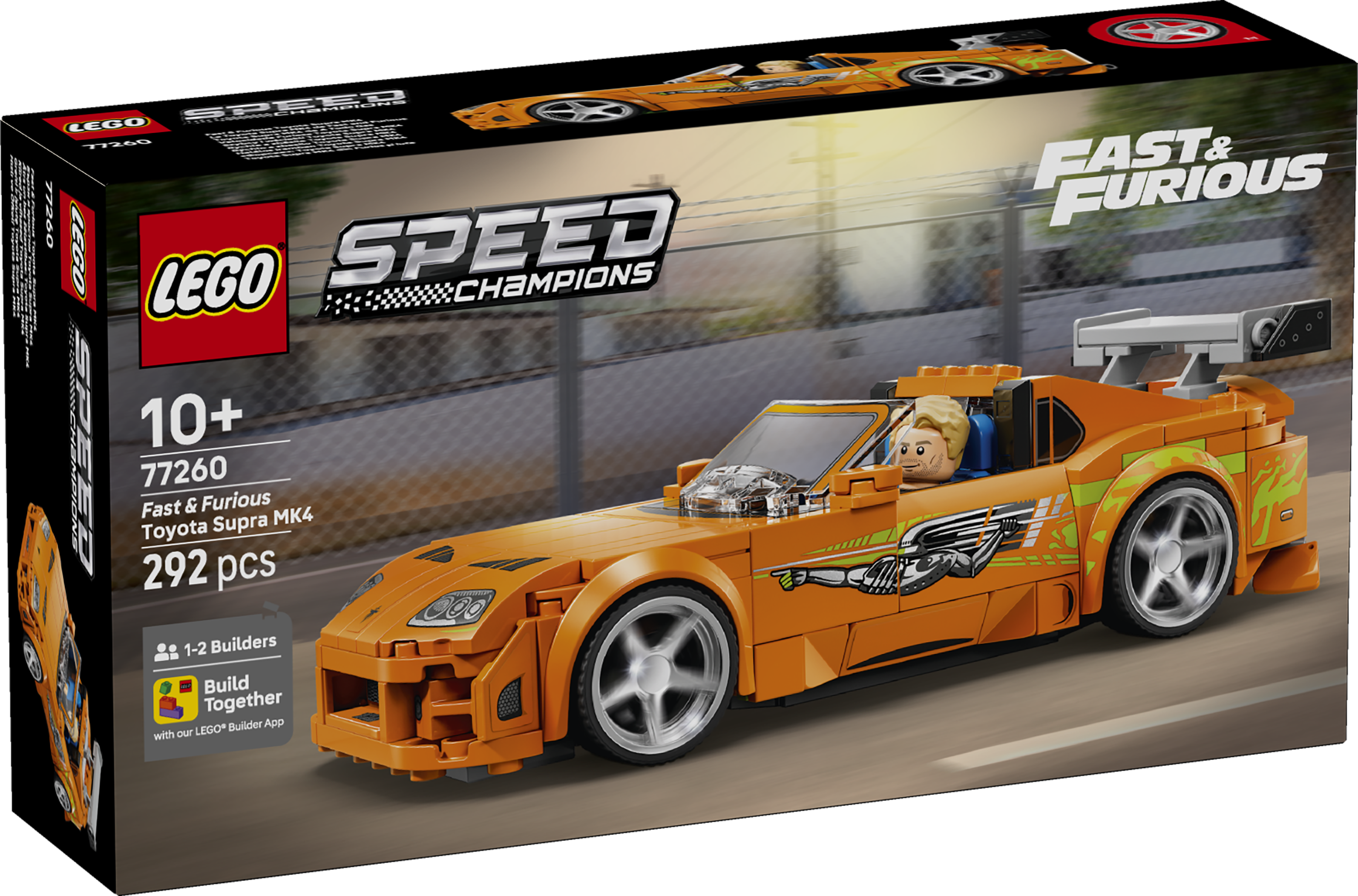 LEGO Speed Champions Kiired ja vihased Toyota Supra MK4