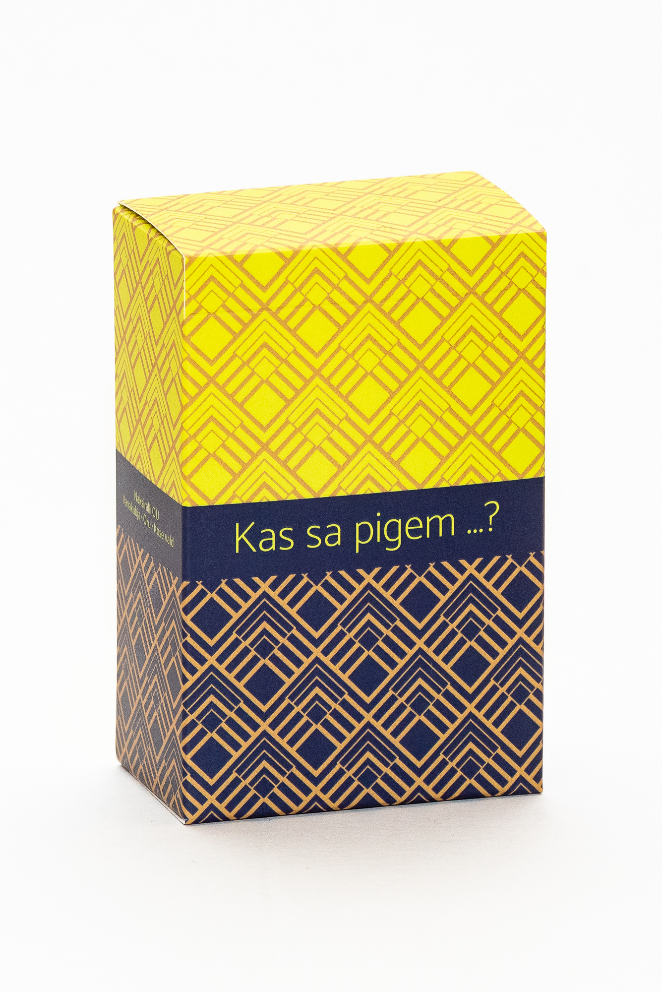 Kaardimäng Kas sa pigem ...?