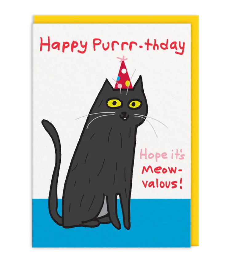 Õnnitluskaart Hope It's Meow-valous