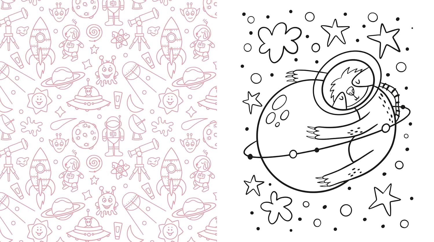Cosmic Cuties Coloring Book
