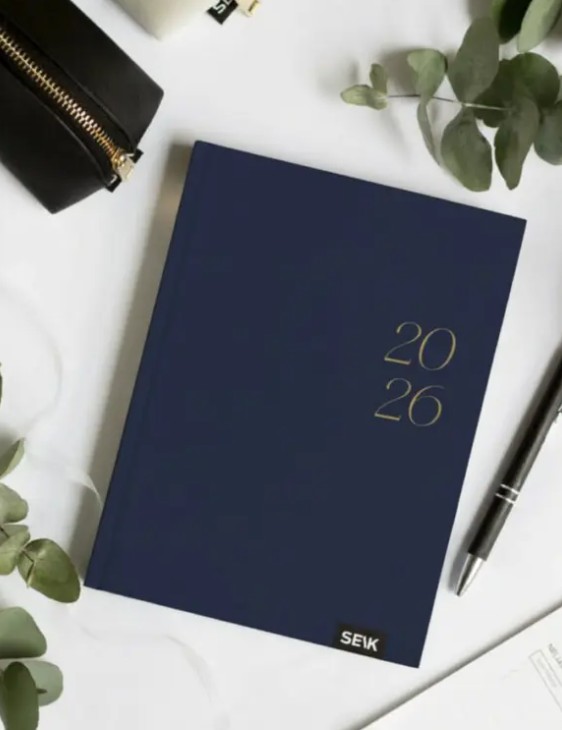 SEIK Tegude Kalender märkmik, öösinine 2026