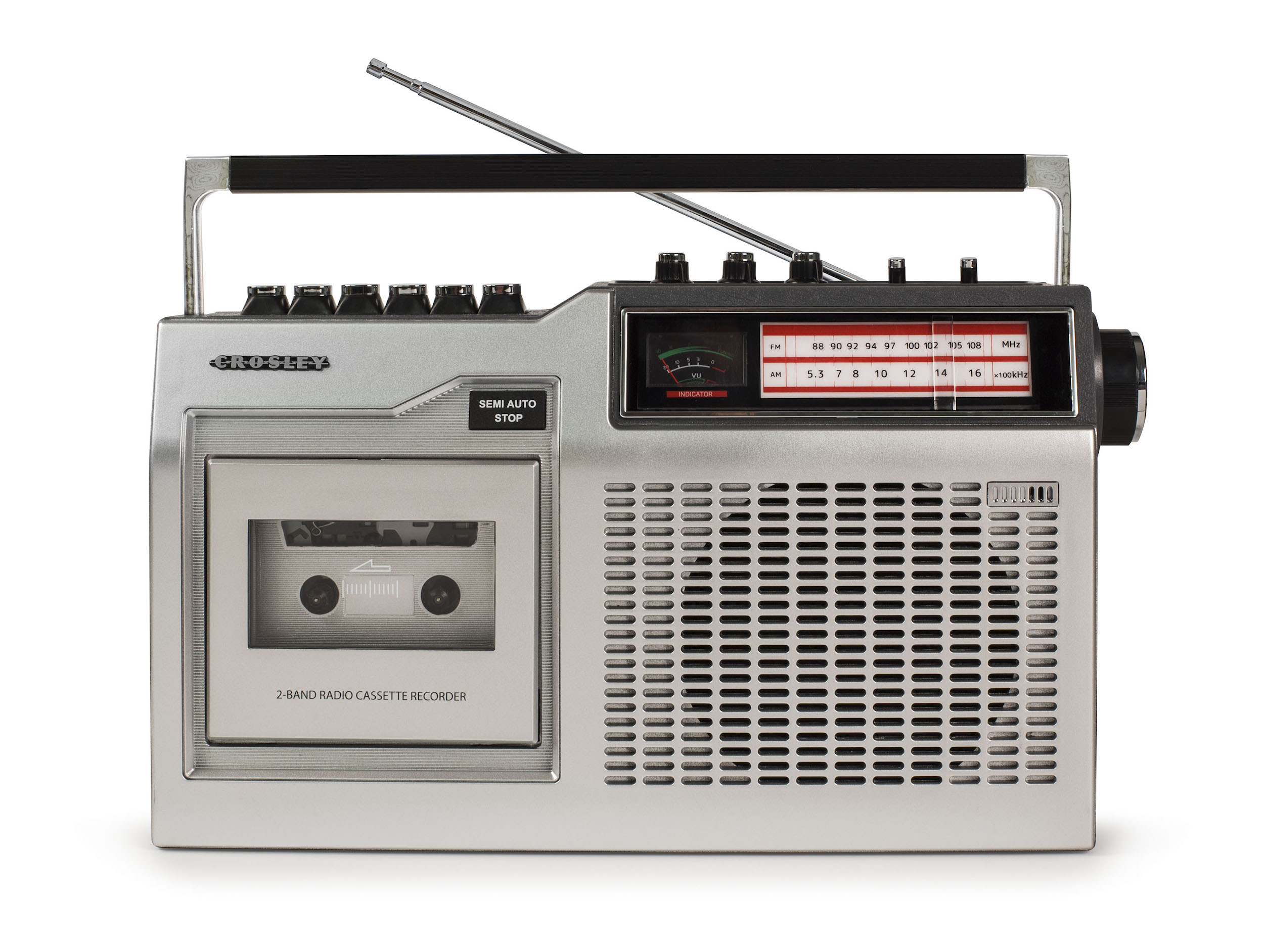 CROSLEY KASSETIMÄNGIJA CT200, SILVER