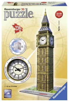 3D PUSLE BIG BEN TÖÖTAVA KELLAGA