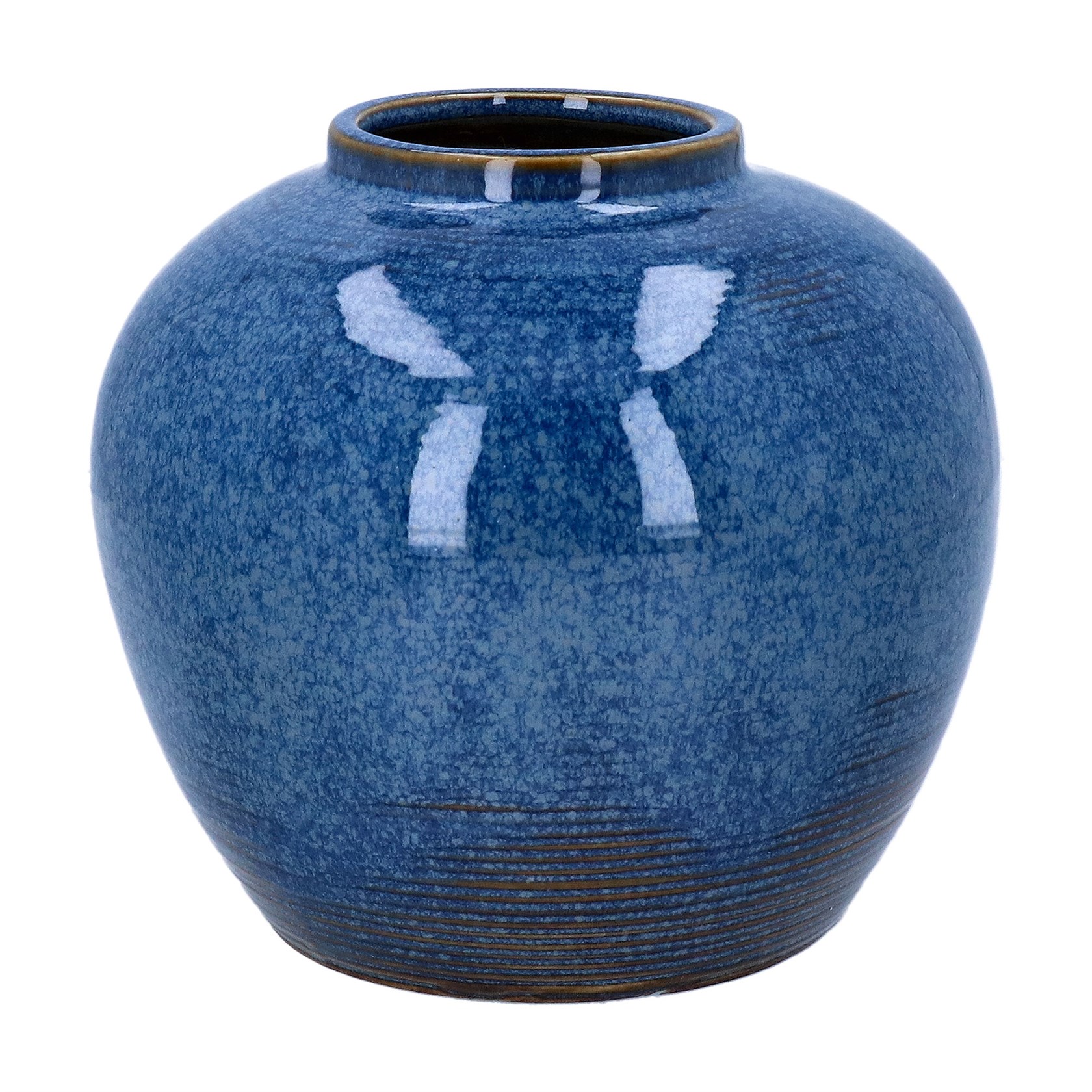 Vaas Blue Porcelain Round, 15.5cm