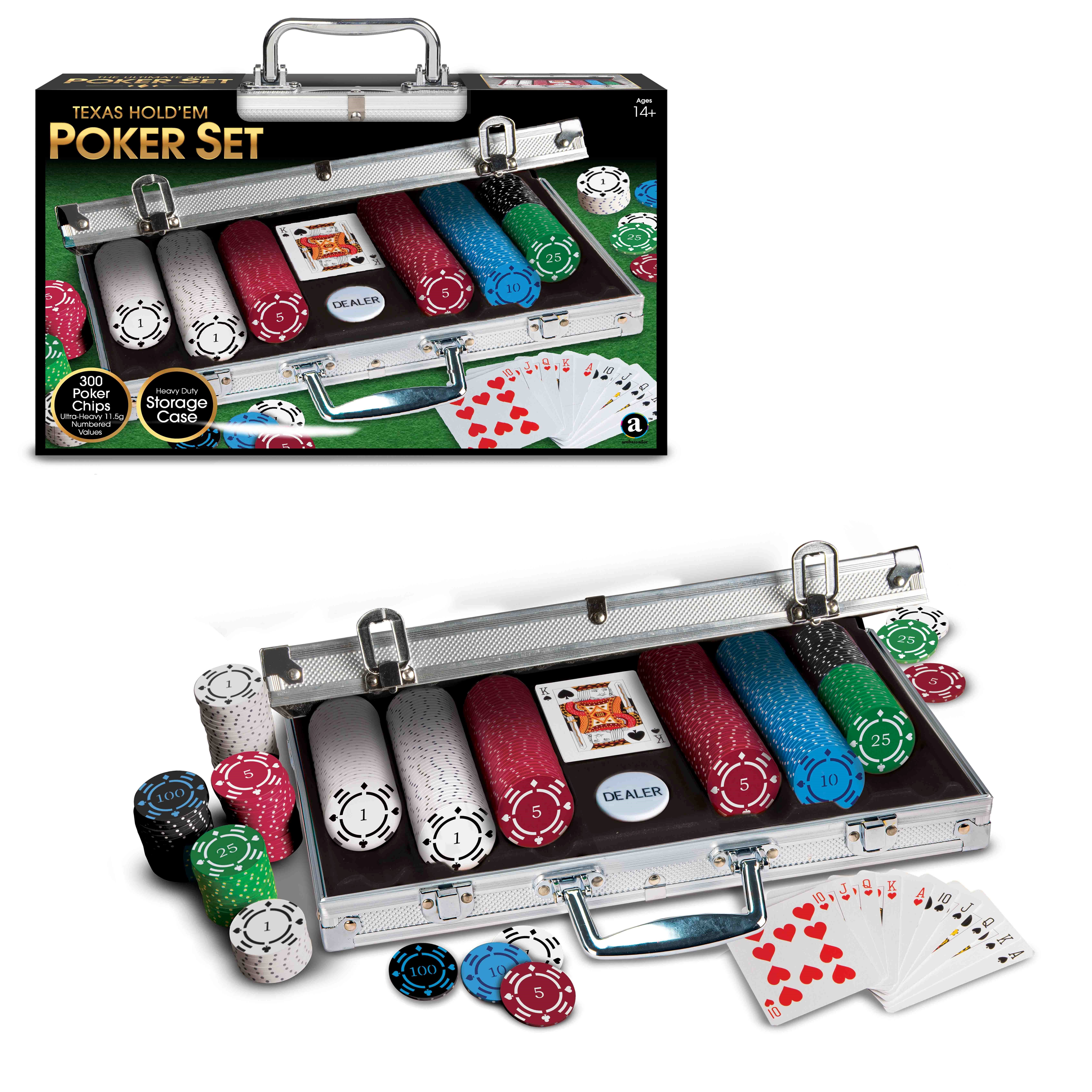 Lauamäng ProPoker 300 zetooni kohvris