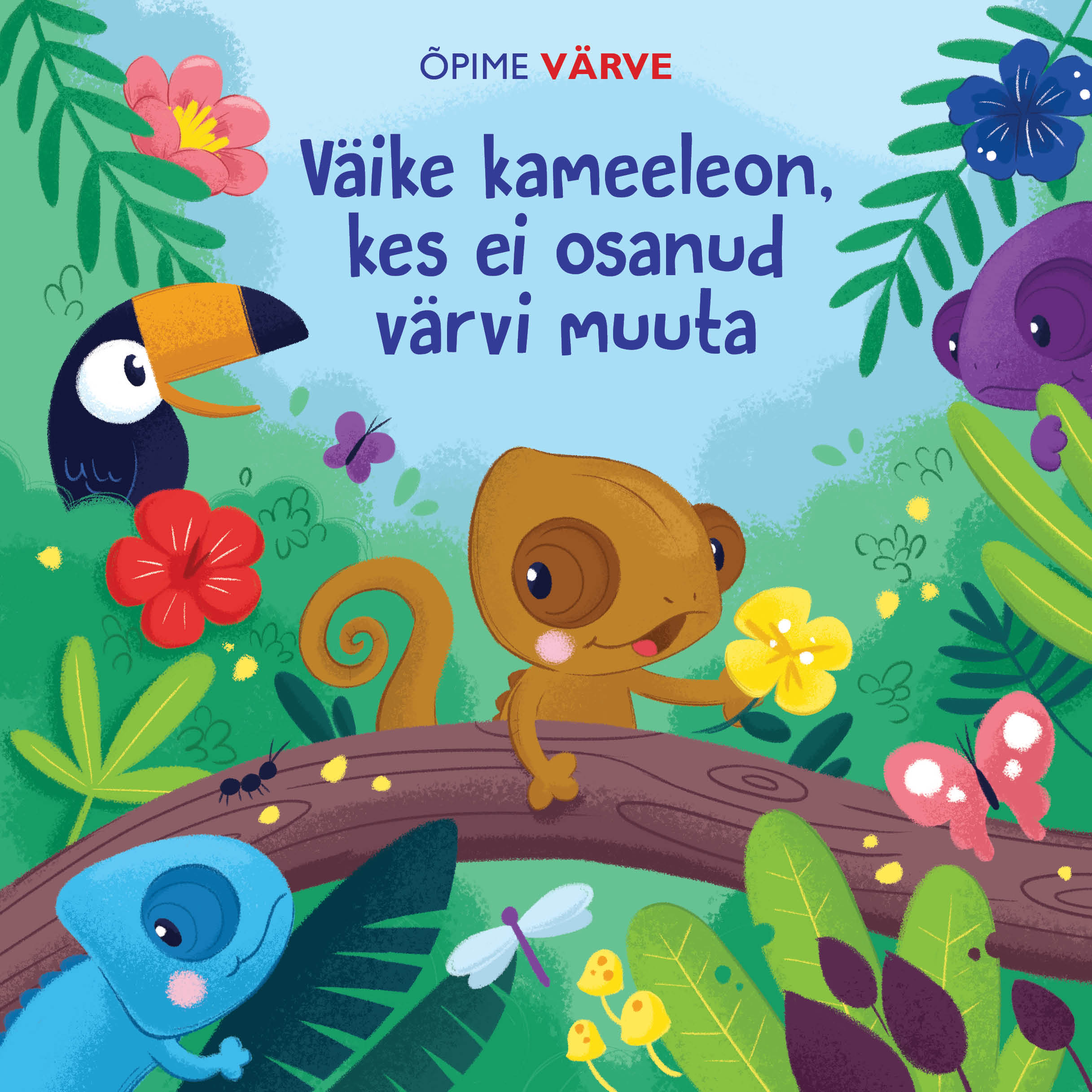 ÕPIME VÄRVE. VÄIKE KAMEELEON, KES EI OSANUD VÄRVI MUUTA