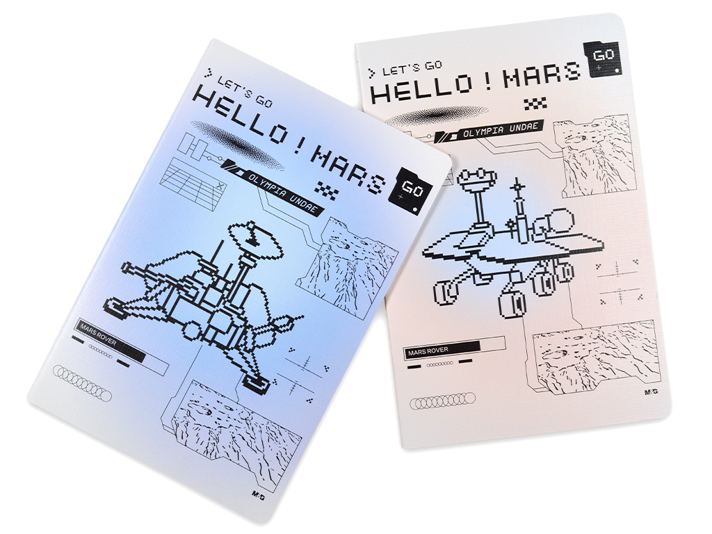 Kaustik M&G Hello! Mars A5 jooneline 24 lehte assortii
