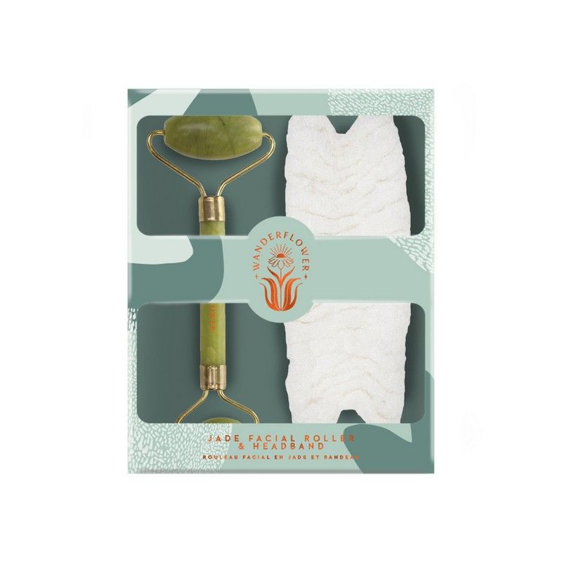 Wanderflower kinkekomplekt Jade näorullik + peapael