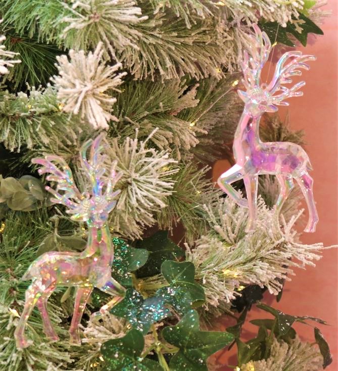 Kuuseehe Acrylic Reindeer, Iridescent, assortii