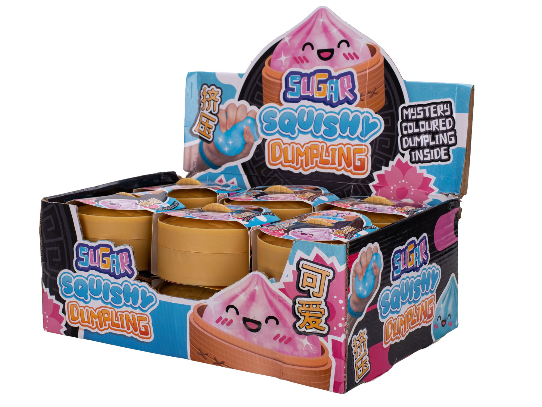 Mudimismänguasi Bao Dumpling glitter 9cm assortii