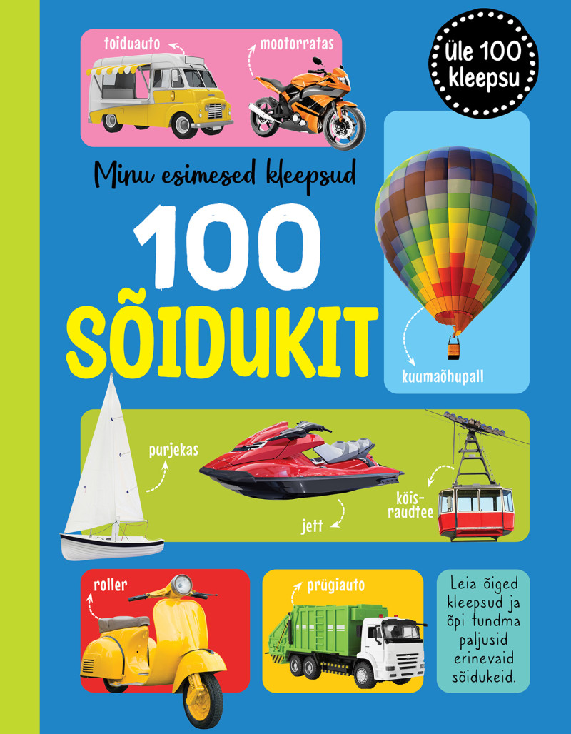 Minu esimesed kleepsud. 100 sõidukit