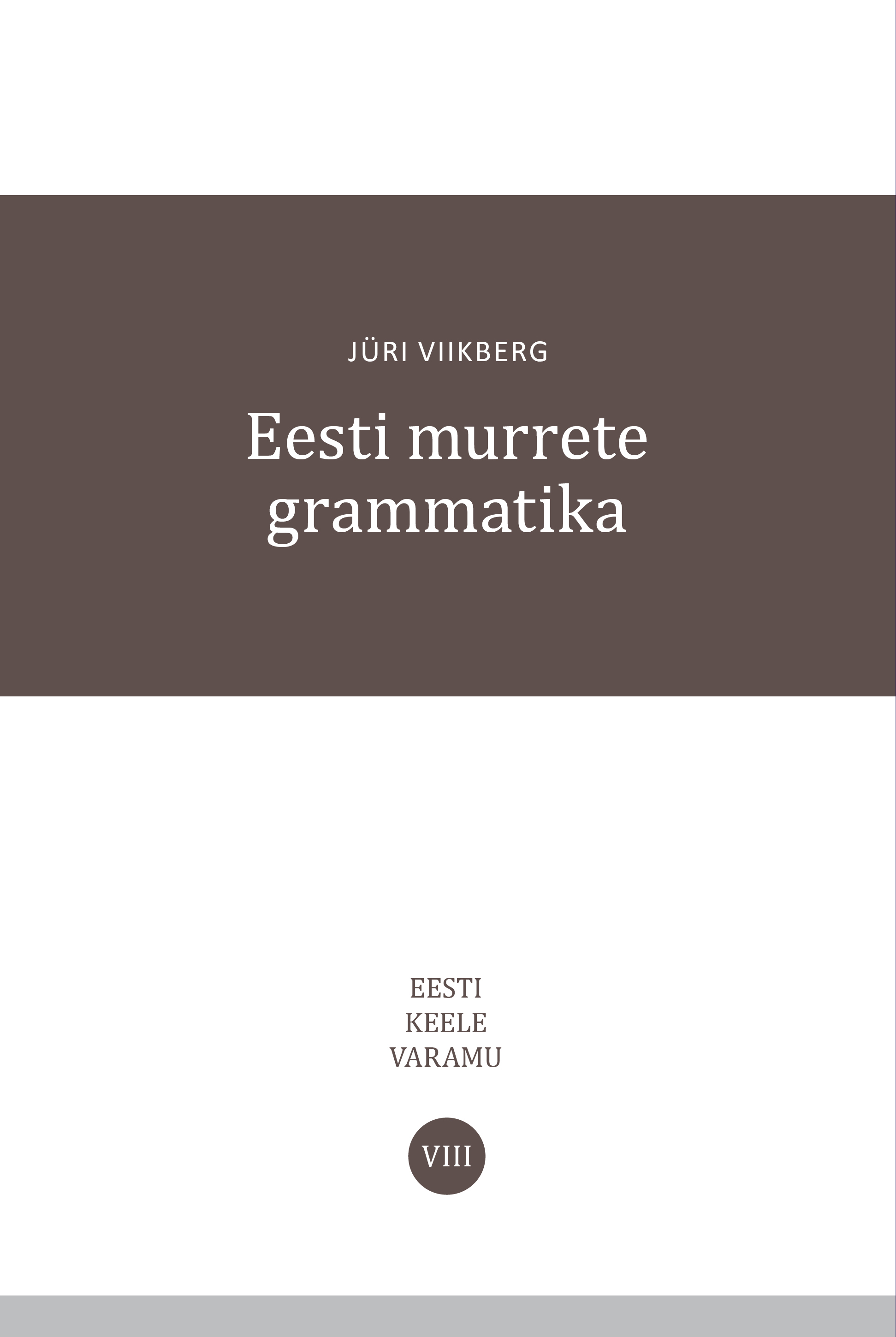 EESTI MURRETE GRAMMATIKA