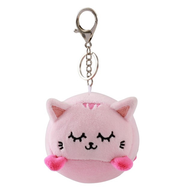 Pehme võtmehoidja Pink Cat