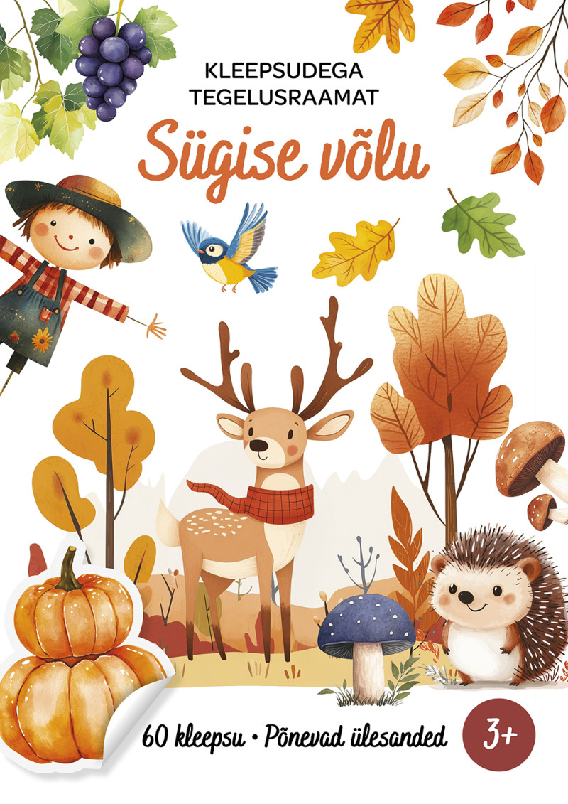 Kleepsudega tegelusraamat. Sügise võlu